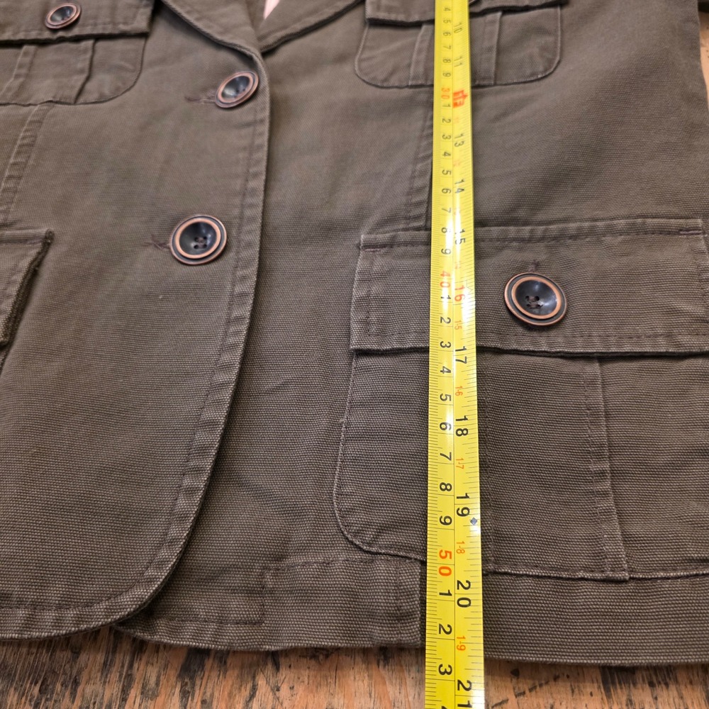 STAR JEANS Y2K Military-Inspired Jacket‎ Sz S Cargo Blazer Grunge Streetwear - Picture 6 of 7